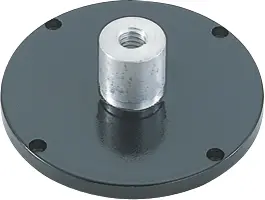 Image of back plate with screw mount agd type for series 2/id-c/id-h/id-f/id-s/id-ss, 1/4-28unf .