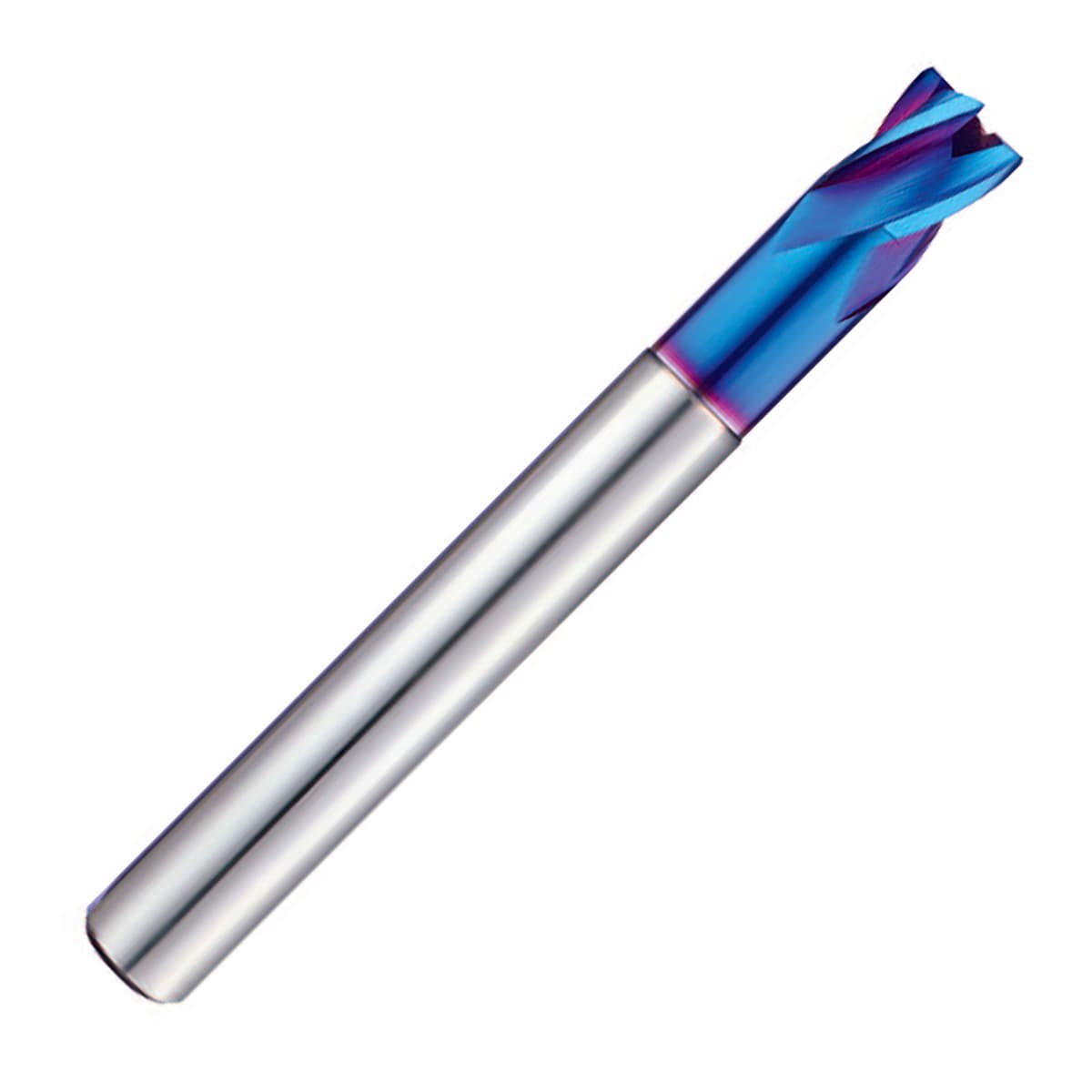 Pulsar Blue 4 Flute Extended Neck End Mill for Hardened Steel