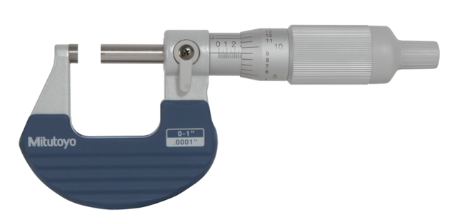 Image of ratchet thimble micrometer 0-1",0,0001" .