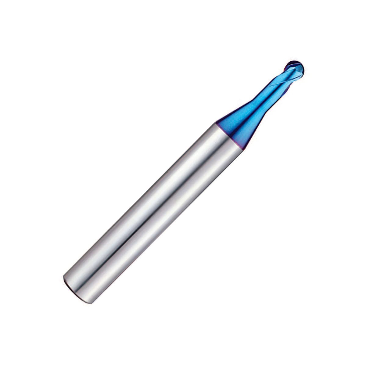 Pulsar Blue 2 Flute Rib Processing Ball Nose Micro End Mill for Hardened Steel