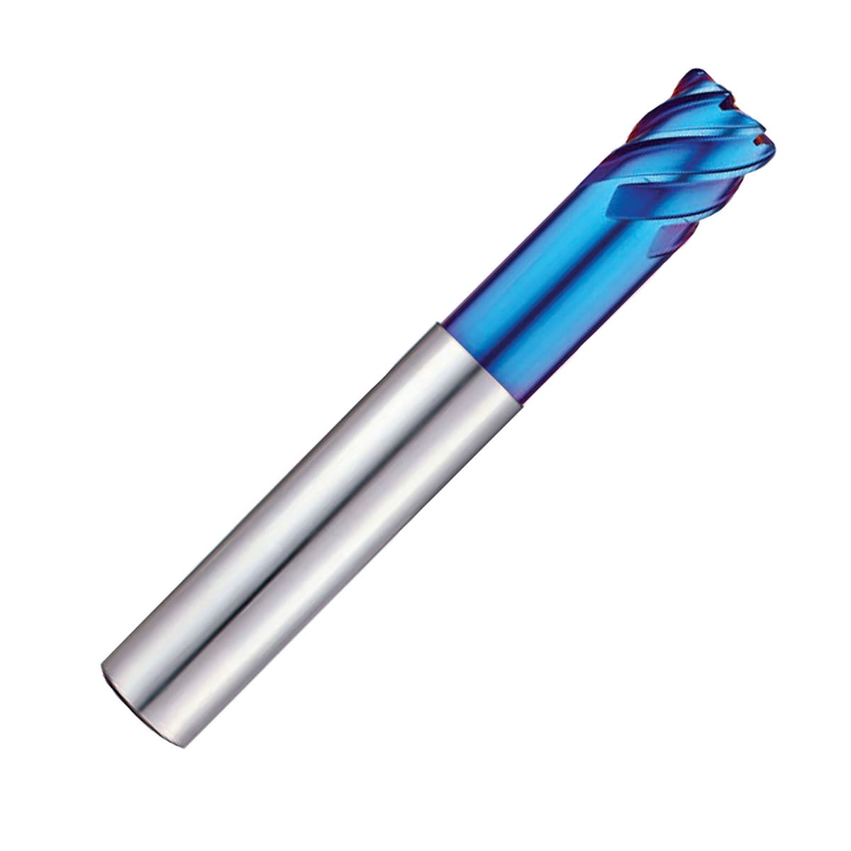 Pulsar Blue 108350 Series 6 Flute 45 Degree Helix Corner Radius End Mill.