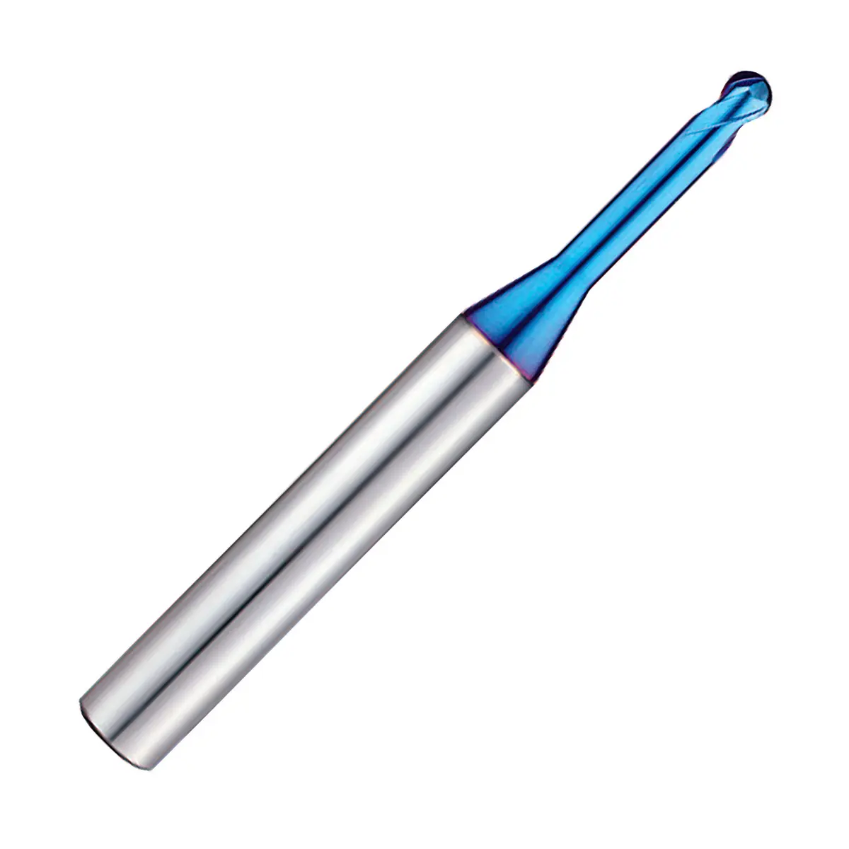 Pulsar Blue 109350 Series 2 Flute Rib Processing Ball Nose End Mill.