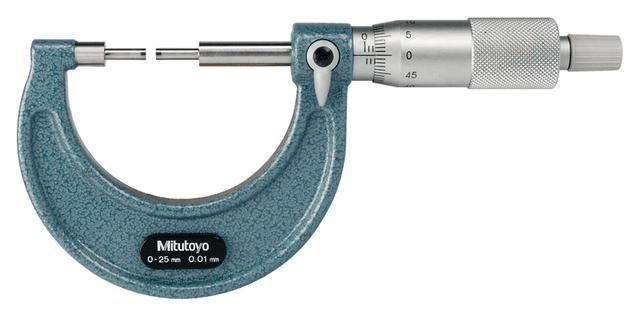 Image of spline micrometer 175-200mm, 3mm measuring face .