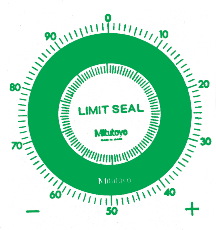Image of limit stickers set green 10 pcs. .