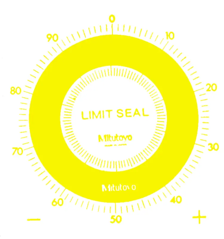 Image of limit stickers set yellow 10 pcs. .