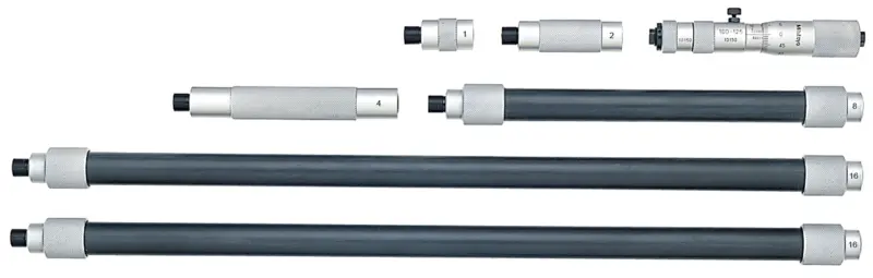 Image of tubular inside micrometer with extension 4-52" .