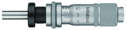 Image of micrometer head, small standard type 0-13mm, clamp nut, spi. lock, rev. rea. .