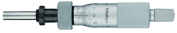 Image of micrometer head, medium-sized standard 0-25mm, clamp nut, spindle lock .