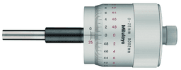 Image of micrometer head, large thimble 49mm 0-25mm, bidirectional .