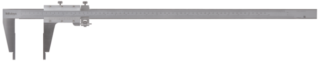 Image of vernier caliper nib style jaw 0-24",0,001", fine adjust., inch/metric .