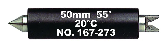 Image of setting standard screw thread micrometer 55°, length: 275mm .