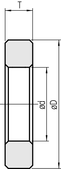 Technical Image of setting ring 2,4" steel .