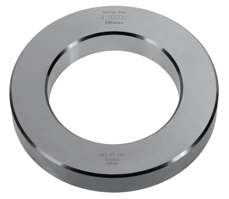 Image of setting ring 4" steel .