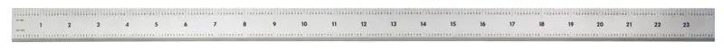 Image of steel rule, wide rigid rule 24", inch .