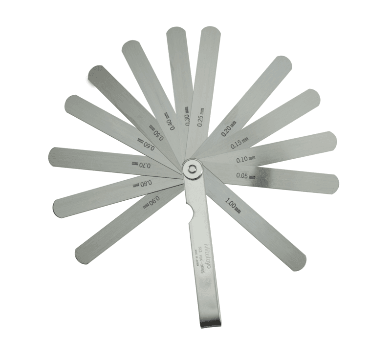 Image of thickness gauge 0,05-1mm, 13 leaves .