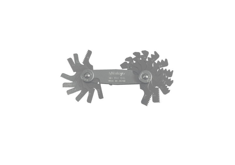 Image of pitch gauge metric screw 60°,0,35-6mm, 22 leaves .