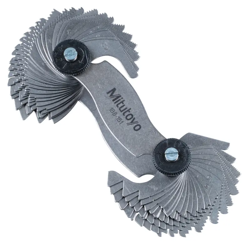 Image of pitch gauge metric/unified s. 60°,0,4-7mm, 51 leave .