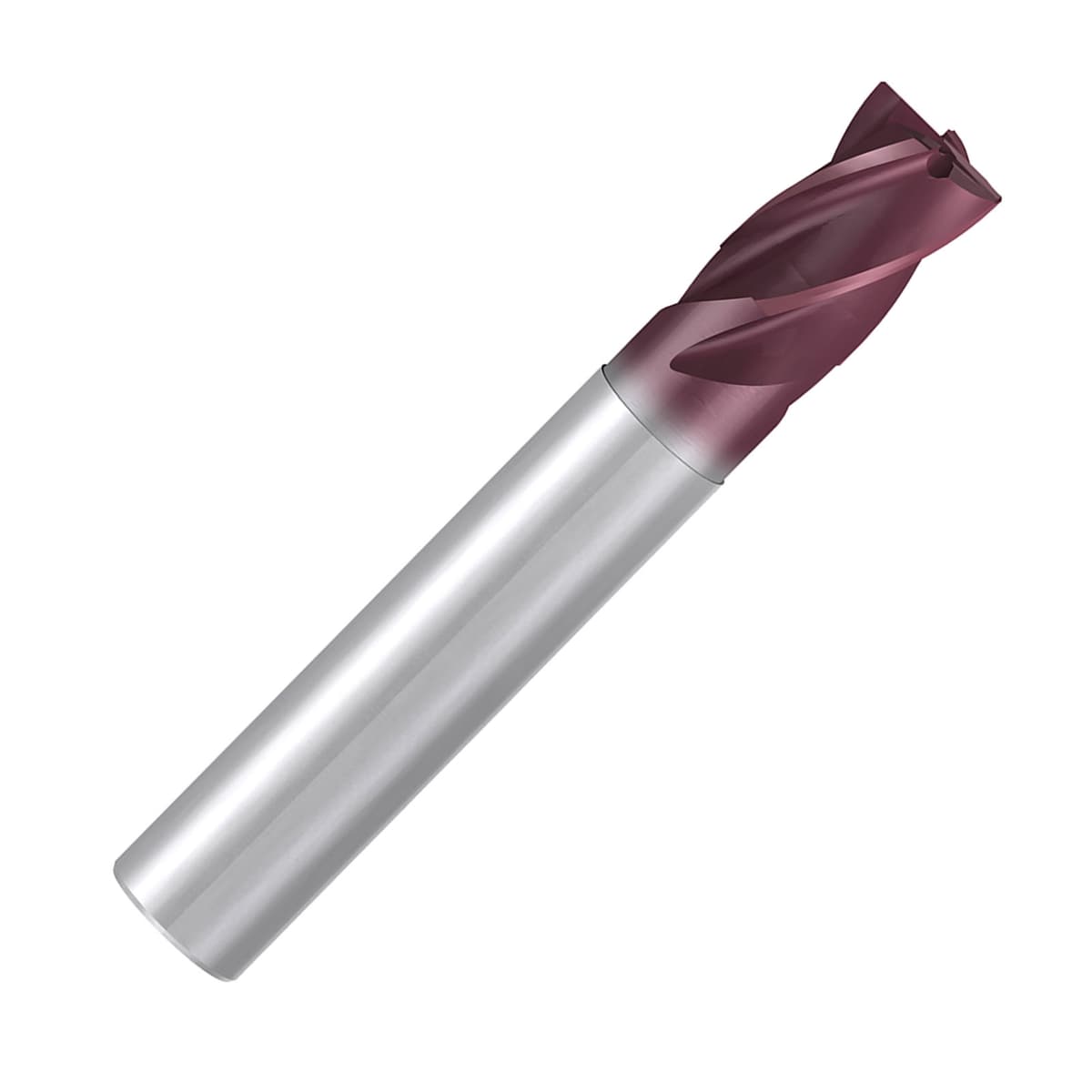 Image of FRANKEN Top-Cut 1916A Series 4 Flute Plain Shank End Mill For Steel, Stainless Steel and Exotics.