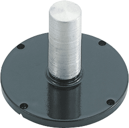 Image of back plate with post for series 1 .