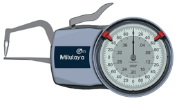 Image of external dial caliper gauge 0-0,4",,0,0002" .