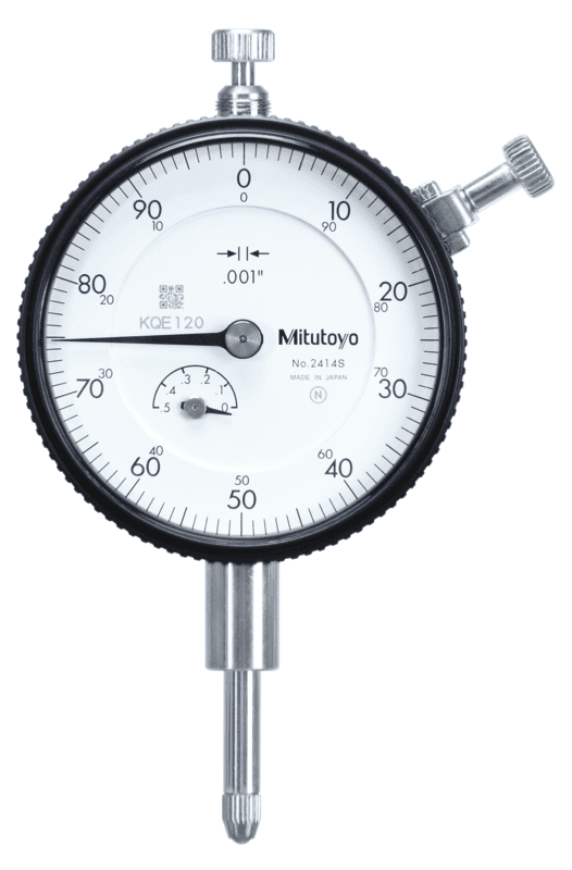 Image of dial indicator, lug back, agd/ansi 0,5",0,001" .