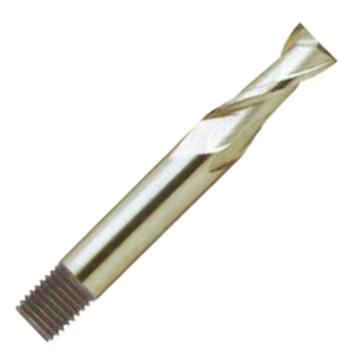 CLARKSON HSS Co8 2 Flute Long Length Threaded Shank Slot Drill.
