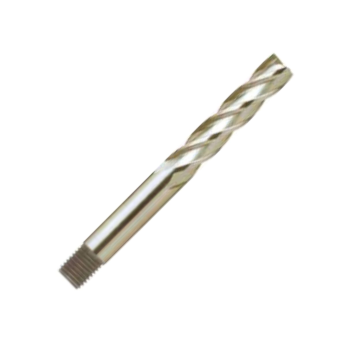 Clarkson 6 Flute HSS Threaded Shank Long Length End Mill