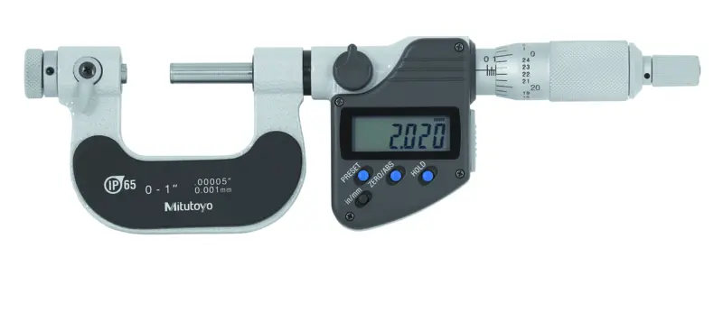 Image of digital screw thread micrometer ip65 inch/metric, 0-1" .