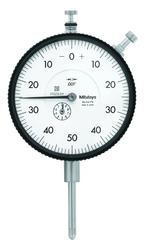 Image of dial indicator, lug back, agd/ansi 1",0,001" .