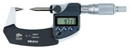 Image of digital point micrometer ip65 inch/metric, 0-1", 30° tip .