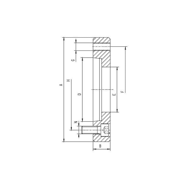 ADAPTER FOR LATHE CHUCK 8217-800-11-380
