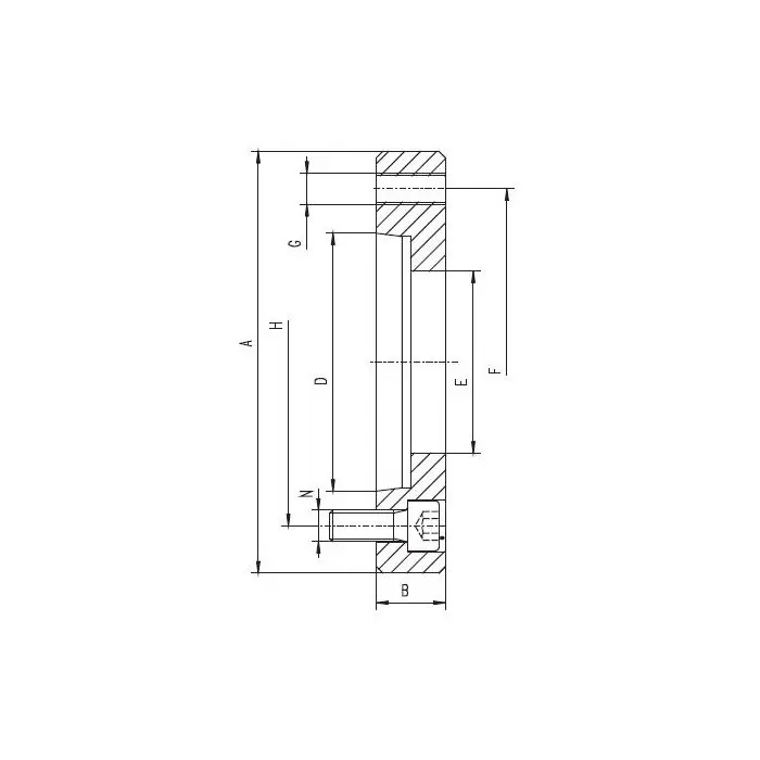 ADAPTER FOR LATHE CHUCK 8217-1000-15-520