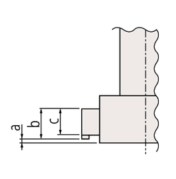 Technical Image of 3-point internal micrometer holtest 0,35-0,425",0,0001" .
