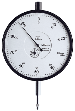 Technical Image of dial indicator, lug back 10mm,0,01mm .
