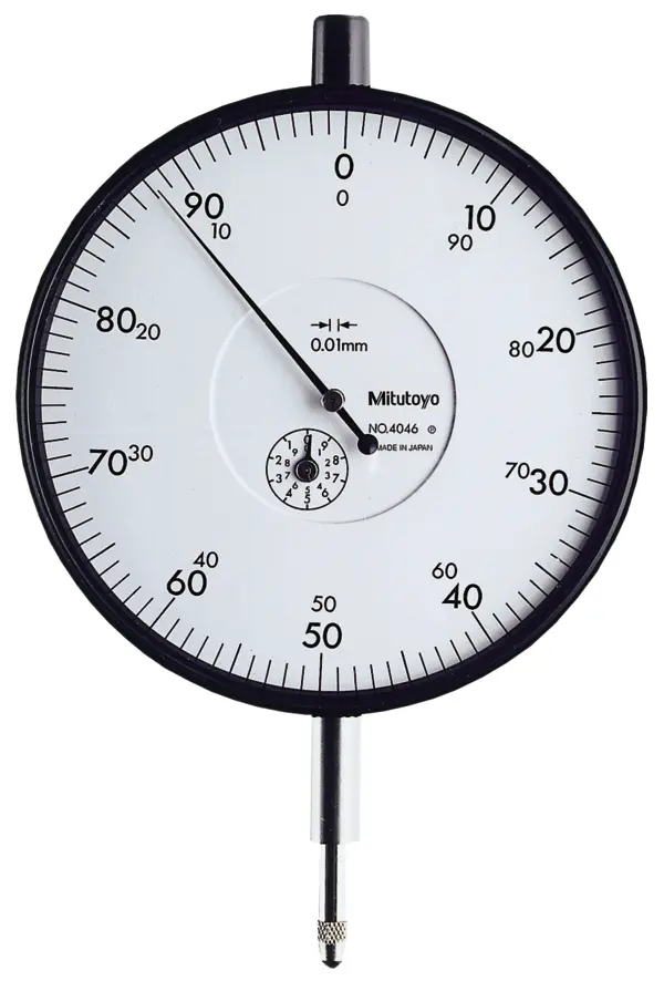 Image of dial indicator, lug back 10mm,0,01mm .