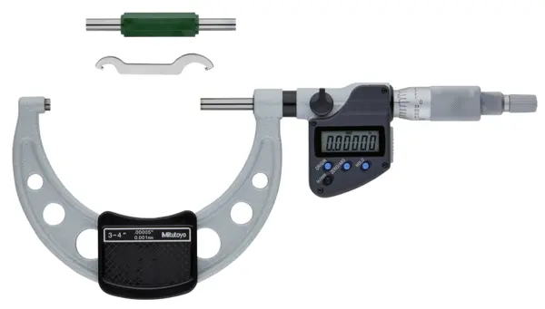 Image of digital microm., non rotating spindle inch/metric, 3-4" .