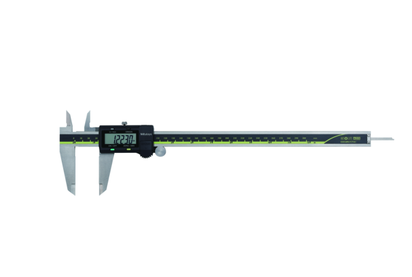 Image of digital abs aos caliper inch/metric, 0-12", thumb r., data outp .