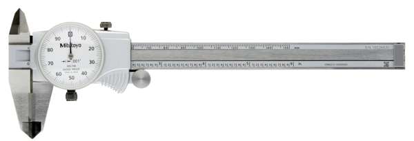 Image of dial caliper id/od carbide tipped jaws 0-6",0,001",0,1"/rev., inch .