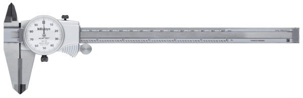 Image of dial caliper id/od carbide tipped jaws 0-8",0,001",0,1"/rev., inch .