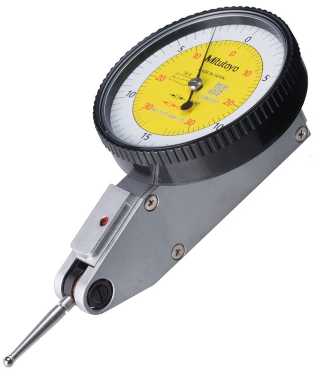 Image of dial test indicator, horizontal type 0,03"/0,7mm,0,0005"/0,01mm, 4/9,52mm st .