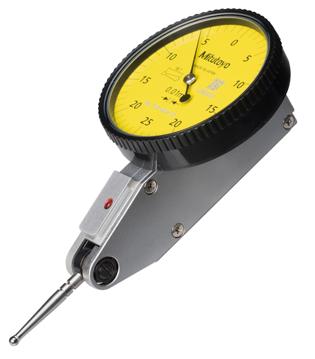 Image of dial test indicator, horizontal type 0,5mm,0,01mm, 8mm stem .