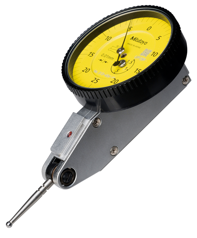 Image of dial test indicator, horizontal type 1,5mm,0,01mm, 8mm stem .