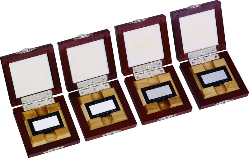 Image of step master with jcss certificate ceramic, step: 300,100,50, 20µm .