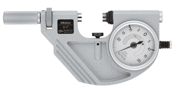 Image of dial snap meter 0-1" .