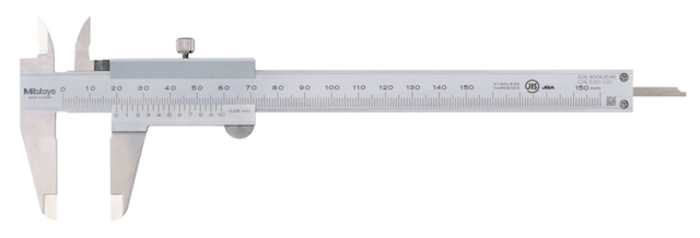 Image of vernier caliper 0-150mm,0,05mm, metric .