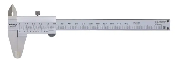 Image of vernier caliper with depth meas. rod 0-150mm,0,05mm, metric .
