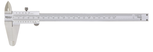 Image of vernier caliper 0-200mm/0-8",0,02mm, metric/inch .