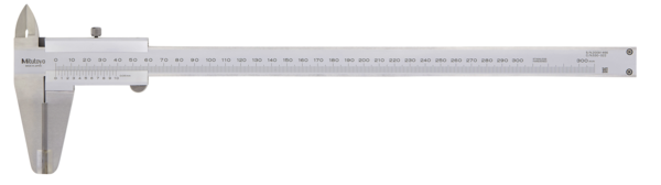 Image of vernier caliper,carbide jaw outs. 0-300mm,0,05mm, metric .