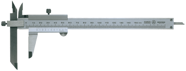 Image of vernier offset caliper 0-150mm,0,05mm, metric .