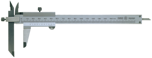 Image of vernier offset caliper 0-150mm,0,05mm, metric .